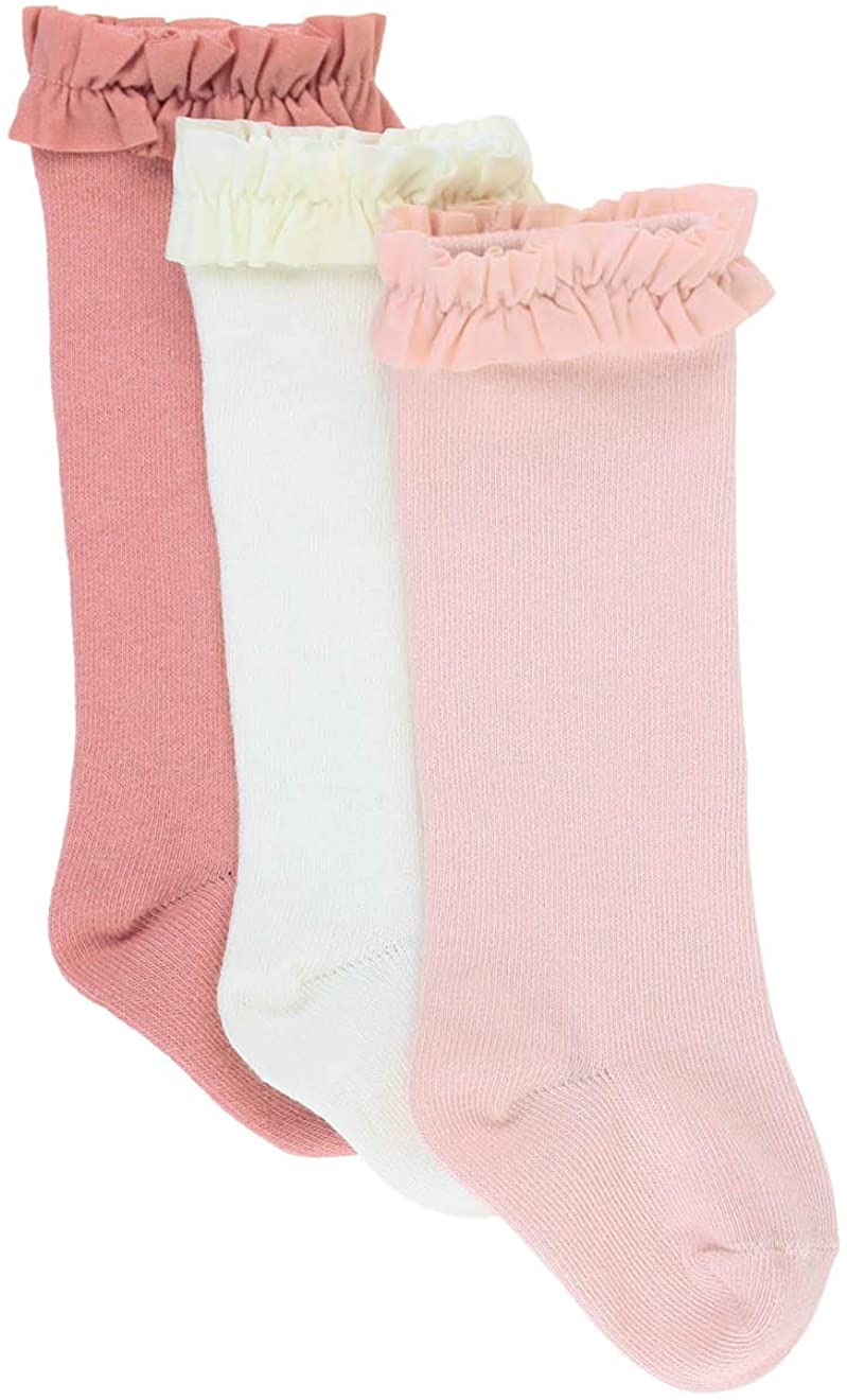 RuffleButts 3-Pack Knee High Socks