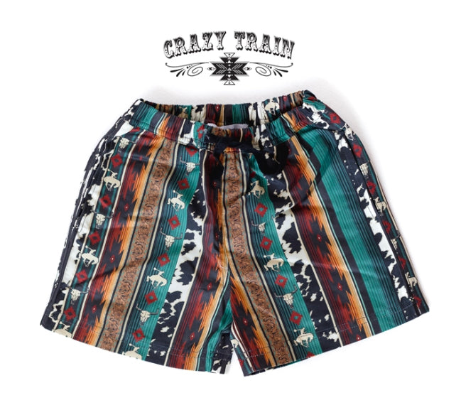 Crazy Train Raise Em’ Western Shorts