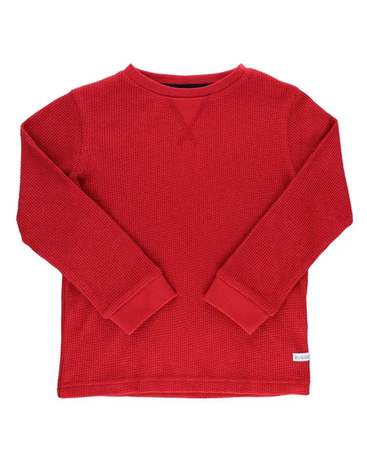 RuggedButts Waffle Knit Crew Neck Shirt