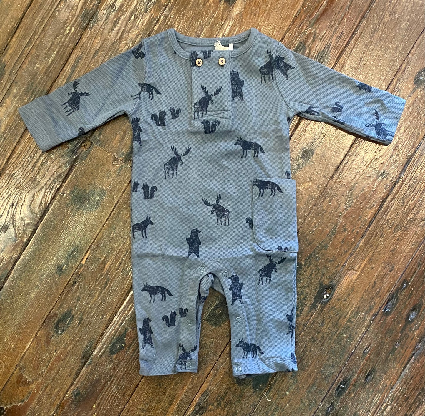 Oliver & Rain Moose Print Jumpsuit