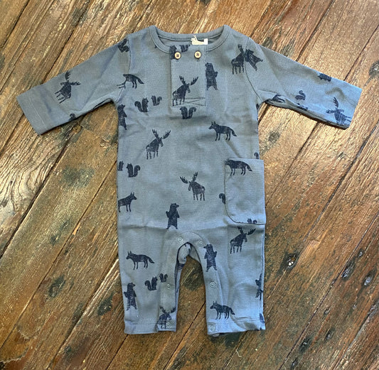 Oliver & Rain Moose Print Jumpsuit