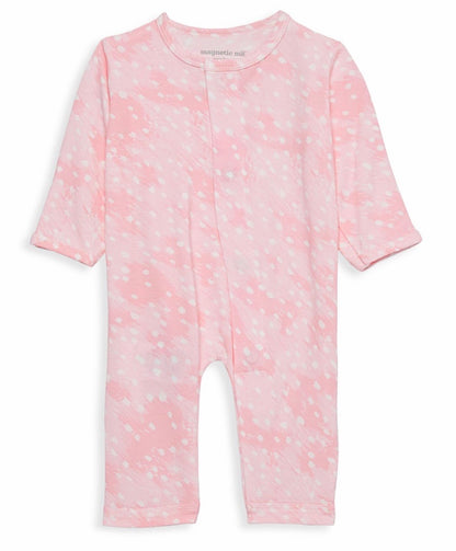MM Pink Doeskin Footie/Coverall