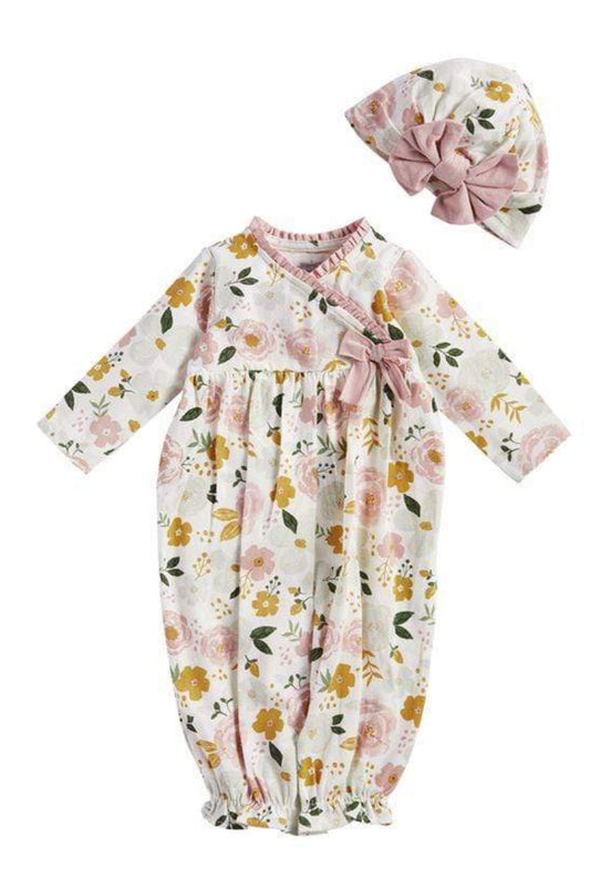 Mudpie Mustard Floral Take Me Home