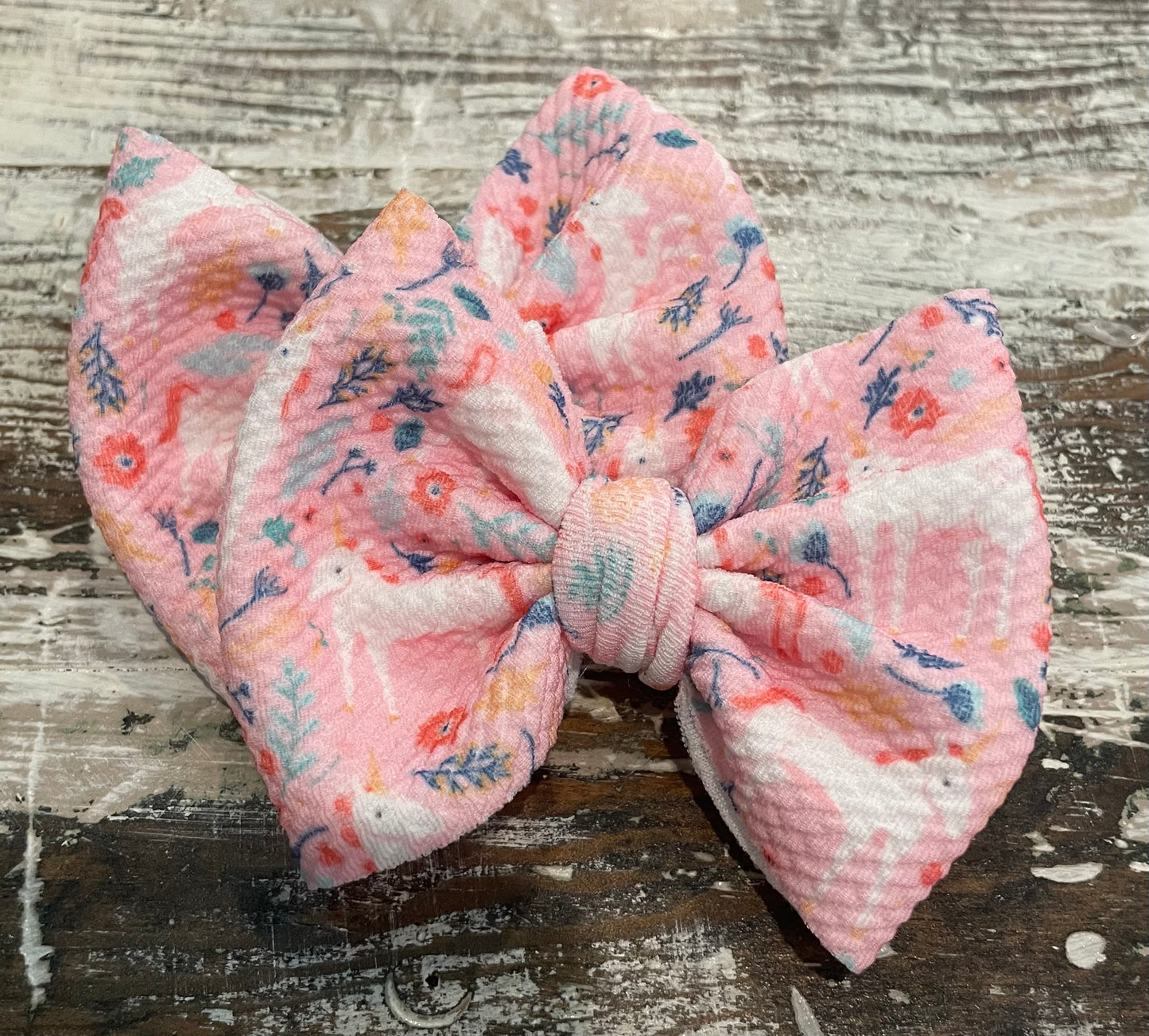 JJs 3in Printed Piggie Bows