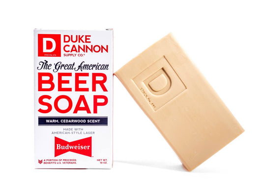 Duke Cannon Great American Budweiser Beer Soap
