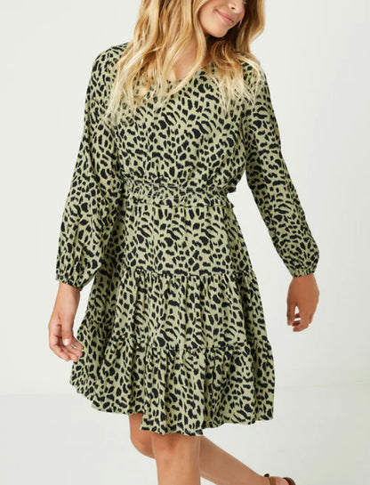 Hayden Smocked Waist Ruffle Dress 1283
