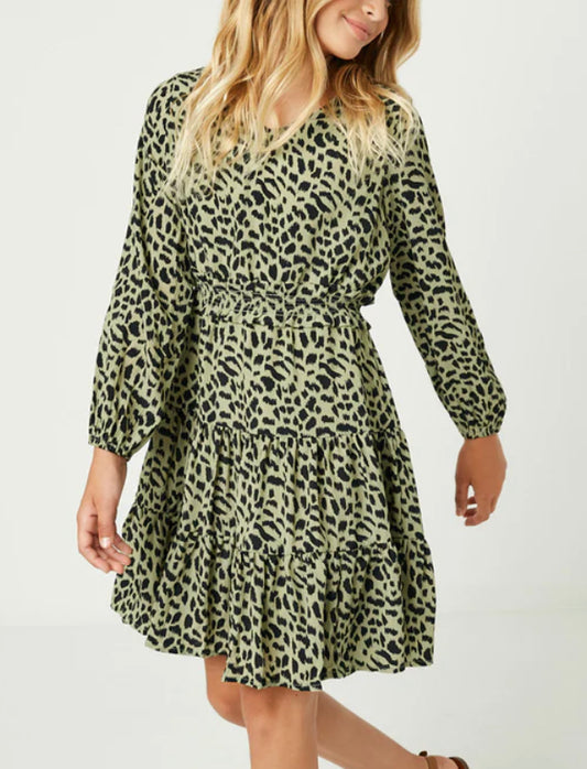 Hayden Smocked Waist Ruffle Dress 1283