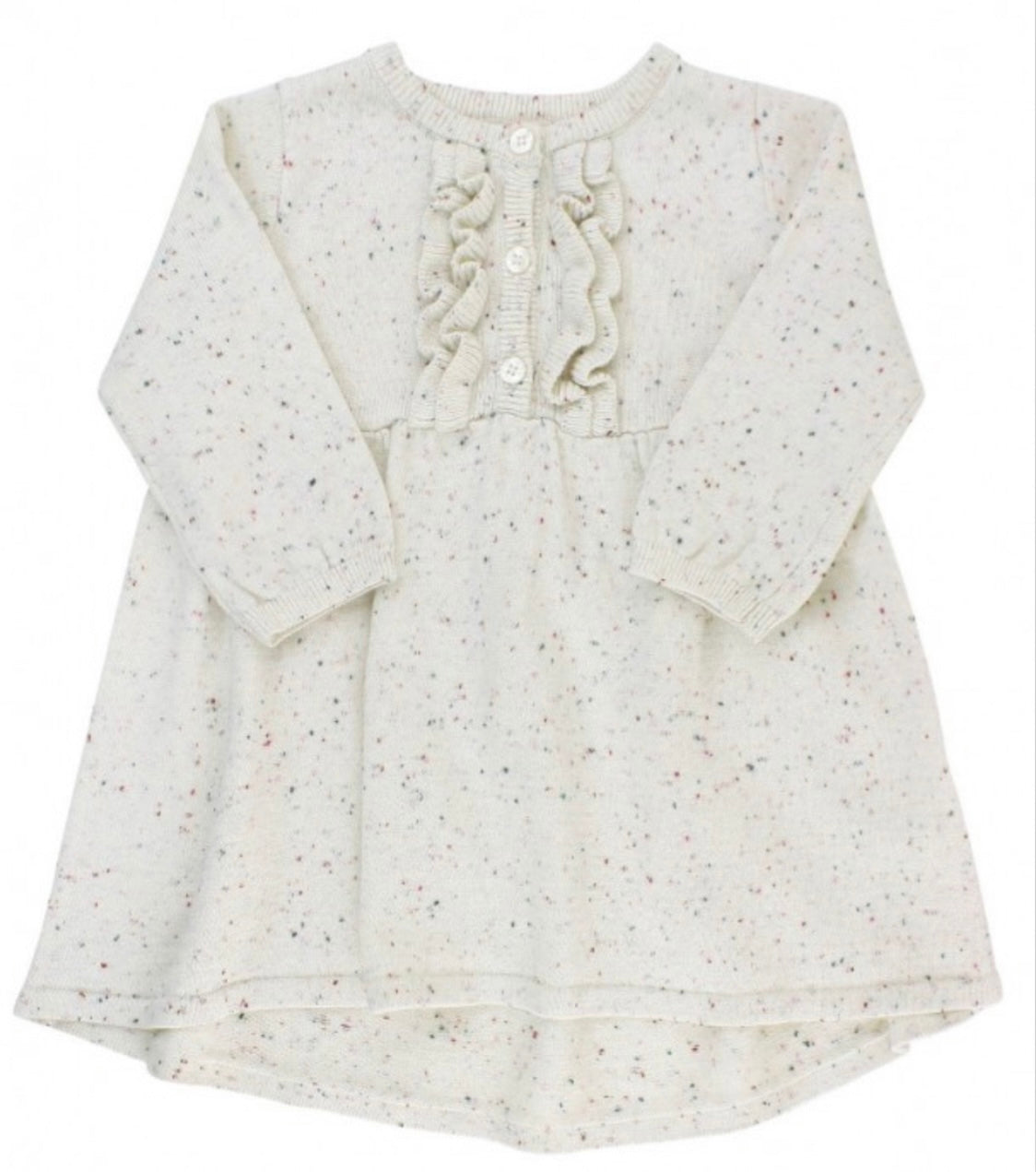 RuffleButts Confetti Sweater Dress