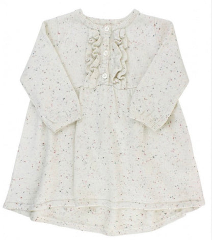 RuffleButts Confetti Sweater Dress