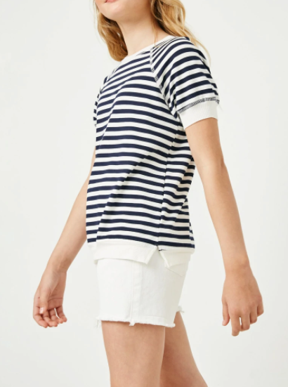 Hayden Navy Stripe Top 3414 *