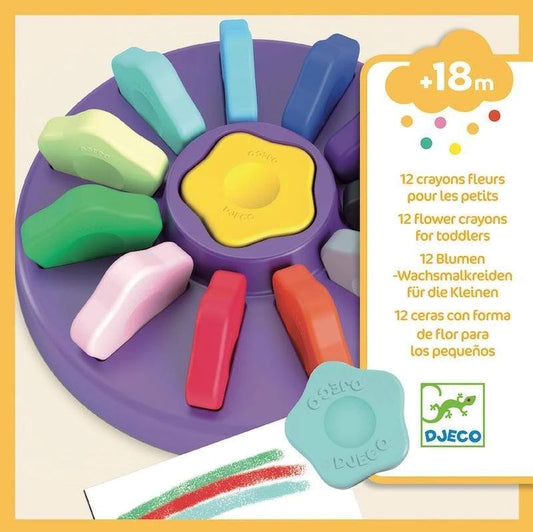 Djeco Flower Crayons