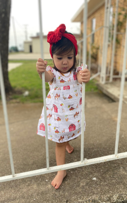 Nola Tawk Farm Party Organic Dress