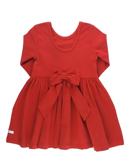 RuffleButts Red Twirl Dress