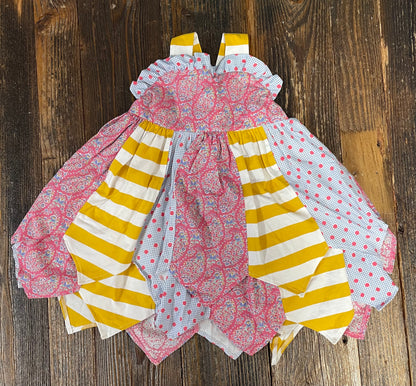 TS Raspberry Paisley Twirl Dress