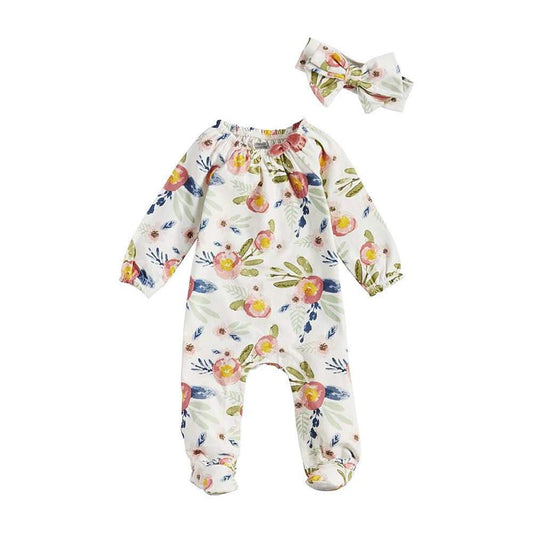 Mudpie Floral Sleeper + HB