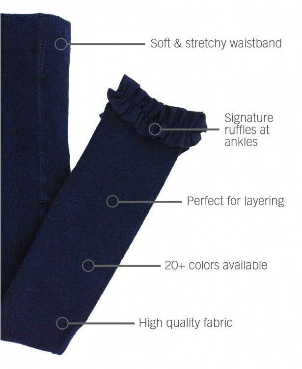 RuffleButts Footless Ruffle Tights