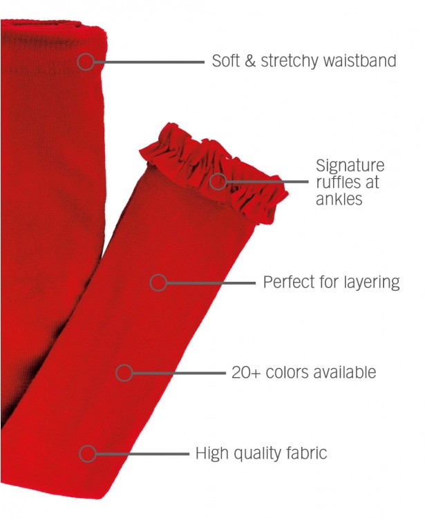 RuffleButts Footless Ruffle Tights