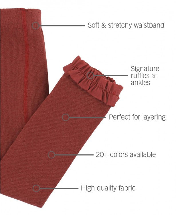 RuffleButts Footless Ruffle Tights