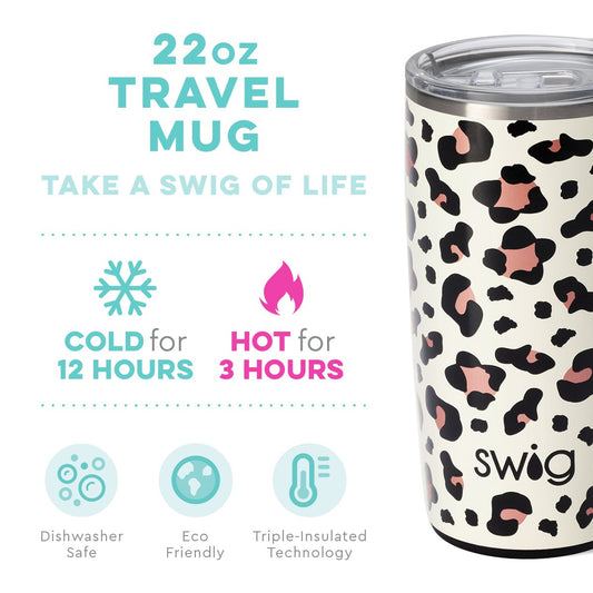 Swig Luxy Leopard Travel Mug (22oz)
