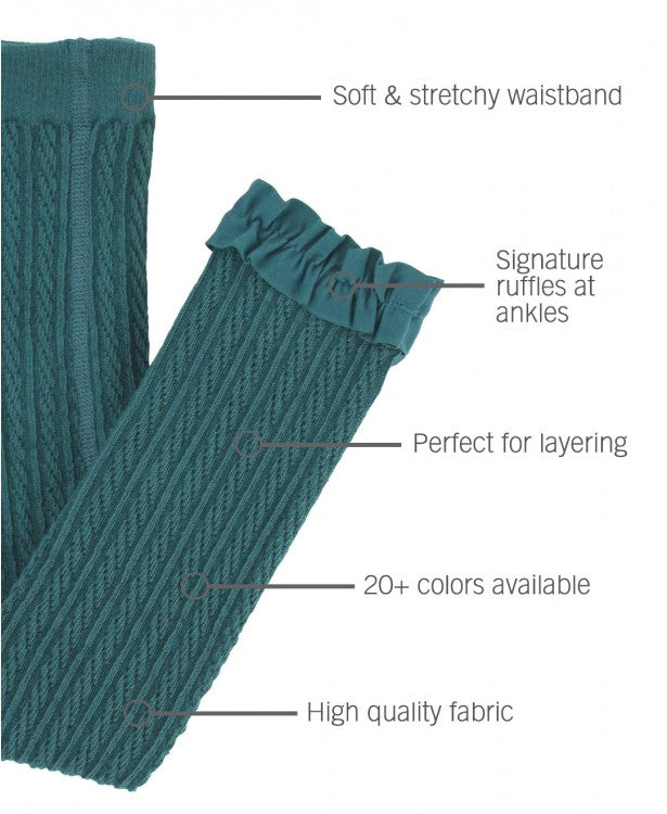 RuffleButts Footless Ruffle Tights